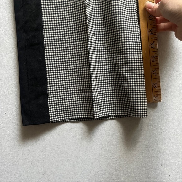 Dorothee Schumacher Virgin Wool Trousers Black White Check Size 32 - Picture 8 of 11